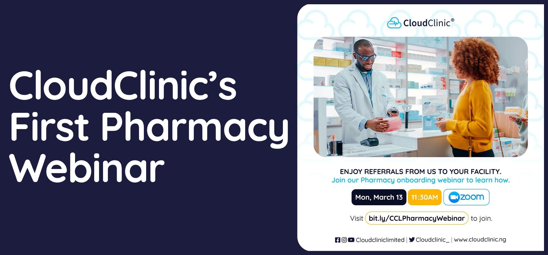 First Pharmacy Webinar